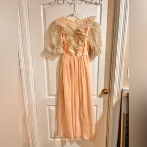 FINAL PRICE Vintage Dessy New York Pink Dress